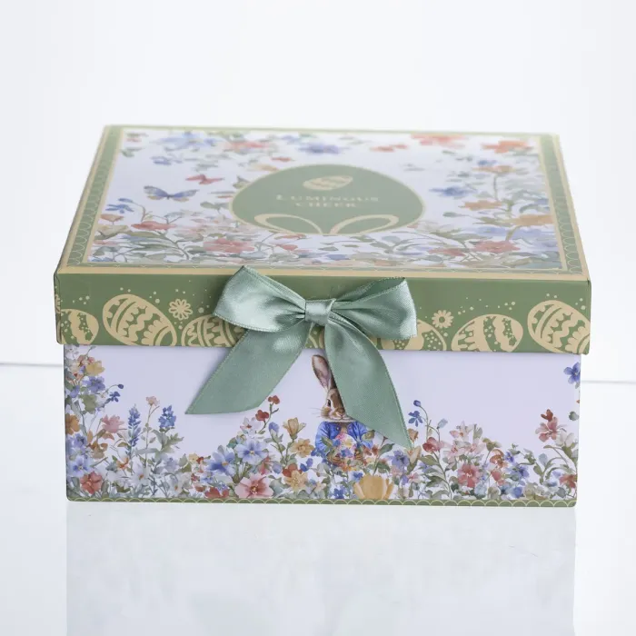 Набір подарункових чашок порцелянових Garden Rabbits 2 штуки по 300 мл із ложками HP-7323-3 (HP-7323-3) - зображення 7