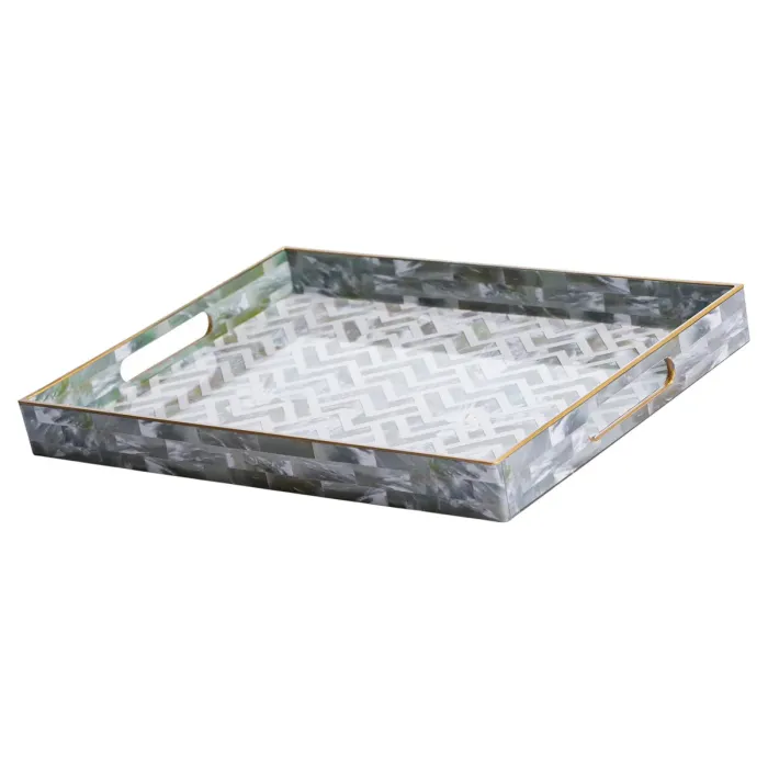 Набір прямокутних підносів для подачі їжі 2 (шт) 40×30×4 (см) HP-HK-16 (HP-HK-16) - зображення 2