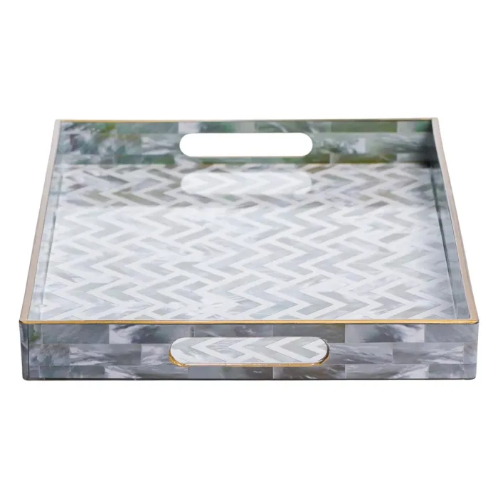 Набір прямокутних підносів для подачі їжі 2 (шт) 40×30×4 (см) HP-HK-16 (HP-HK-16) - зображення 3