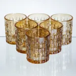 Набір чарок для міцних напоїв Shot glass 6 штук по 75 мл коричневий HP-17-37 (HP-17-37)
