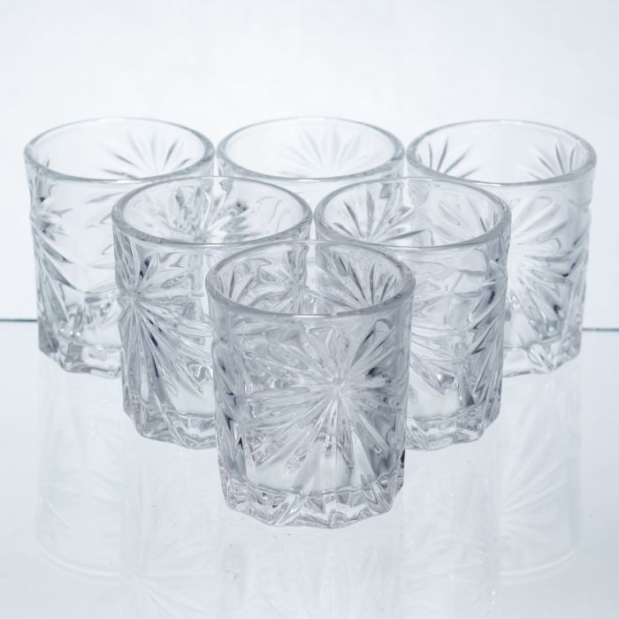Набір чарок для міцних напоїв Shot glass 6 штук по 75 мл HP-17-36 (HP-17-36) - изображение 1