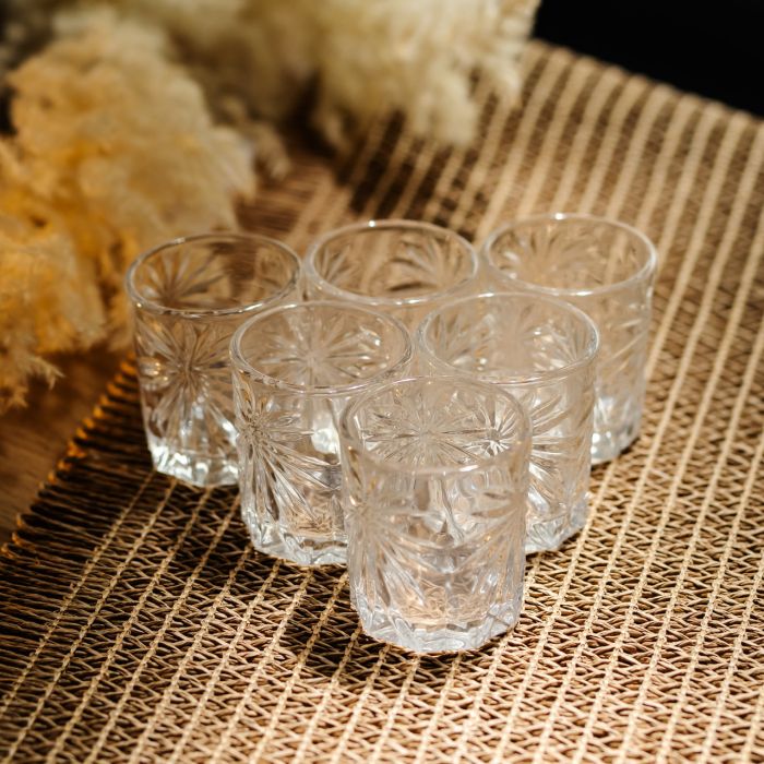 Набір чарок для міцних напоїв Shot glass 6 штук по 75 мл HP-17-36 (HP-17-36) - изображение 2
