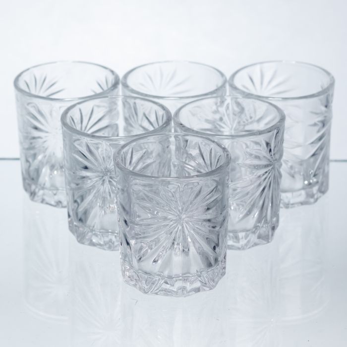 Набір чарок для віскі Shot glass 6 штук по 75 мл HP-17-34 (HP-17-34) - изображение 1