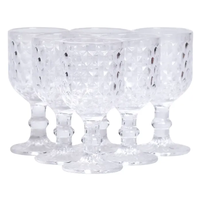 Набір чарок на ніжці 6 шт скляні 50 мл HP-19-107 (HP-19-107) - изображение 1