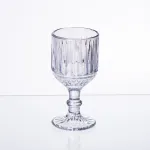 Набір чарок на ніжці 6 шт скляні чарки 50 (мл) Блакитний HP-19-71 (HP-19-71)