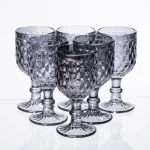 Набір чарок на ніжці 6 шт 50 (мл) Сірий HP-19-119 (HP-19-119)