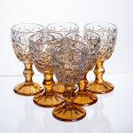 Набір чарок на ніжці 6 штук 50 мл для міцних напоїв скляні Yiwu HP-19-194 (HP-19-194)