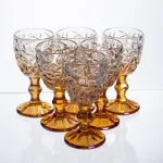 Набір чарок на ніжці 6 штук 50 мл для міцних напоїв скляні Yiwu HP-19-194 (HP-19-194)