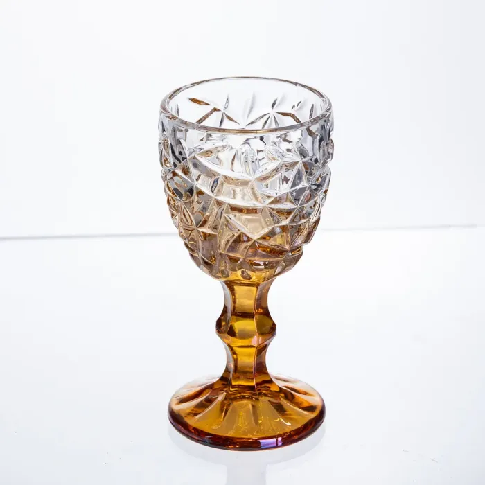 Набір чарок на ніжці 6 штук 50 мл для міцних напоїв скляні Yiwu HP-19-194 (HP-19-194) - зображення 2