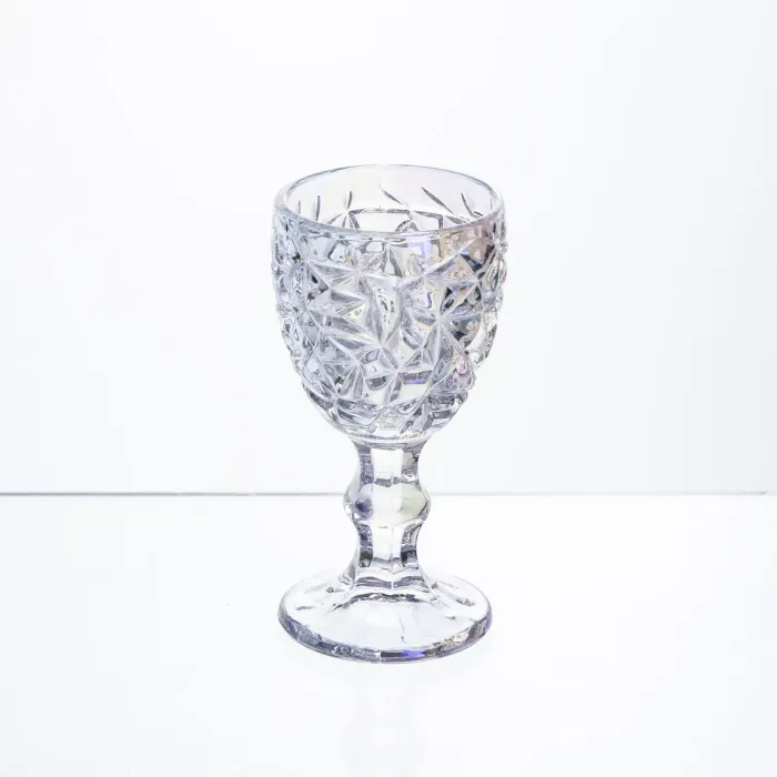 Набір чарок на ніжці 6 штук 50 мл для горілки наливки подарункові чарки скляні HP-19-178 (HP-19-178) - зображення 2