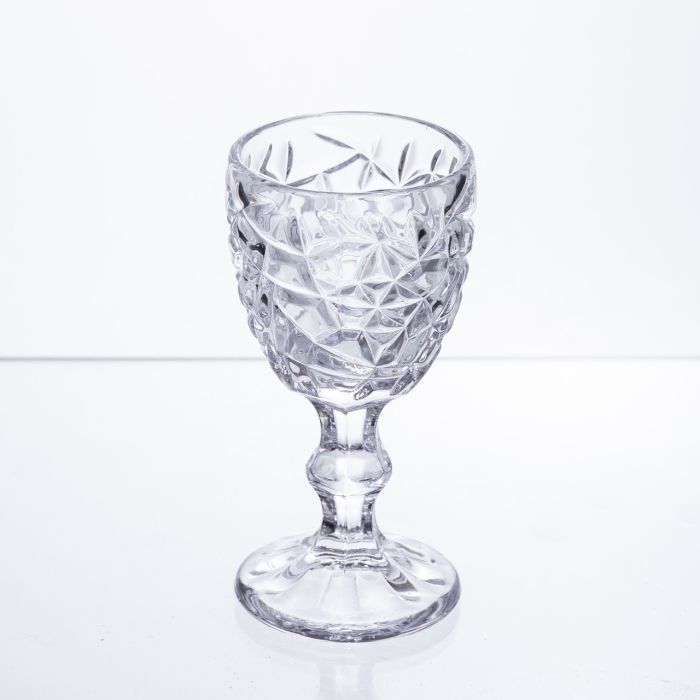 Набір чарок на ніжці 6 штук 50 мл для горілки наливки подарункові чарки скляні HP-19-170 (HP-19-170) - изображение 2