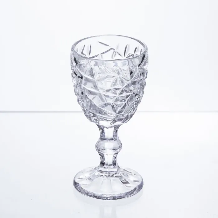 Набір чарок на ніжці 6 штук 50 мл для горілки наливки подарункові чарки скляні HP-19-170 (HP-19-170) - изображение 2