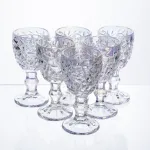 Набір чарок на ніжці 6 штук 50 мл для горілки наливки подарункові чарки скляні HP-19-178 (HP-19-178)