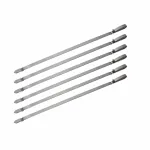 Набір шампурів для бічного пальника гриля SANTOS, з нержавіючої сталі, вітрозахист, набір 6 шт. 890956