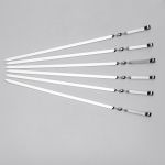 Набір шампурів із нержавіючої сталі 6 штук 60х1.2 см BQ-18 (BQ-18)