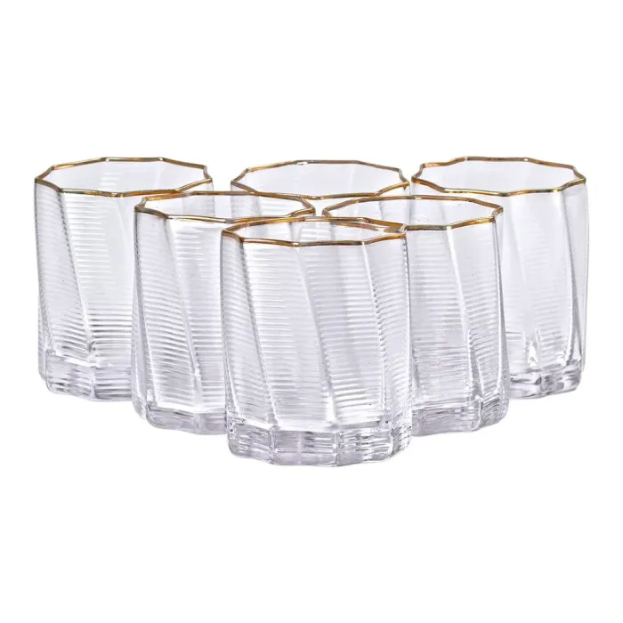 Набор из шести стаканов объемом 300 мл для лимонада, сока и коктейлей (HP-16-16) - изображение 1