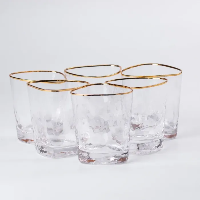 Набор из 6 стаканов, 400 мл для лимонада, воды, сока и коктейлей. (HP-16-26) - изображение 1