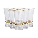 Набір з 6 склянок, 400 мл, для лимонаду, води, соку та коктейлів. (HP-16-9)