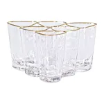 Набір з 6 склянок, 450 мл, для лимонаду, води, соку та коктейлів. (HP-16-25)