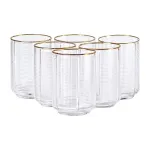 Набір з 6 склянок, 450 мл, для лимонаду, води, соку та коктейлів. (HP-16-11)