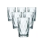 Набір склянок для напоїв 6 шт. з товстого скла 400 мл склянки для холодних напоїв (HP-YH-63)