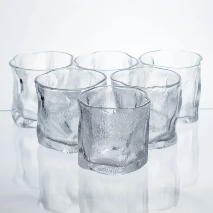 Набір склянок для напоїв Glacier Set 6 штук по 236 мл скляні HP-17-65 (HP-17-65) - изображение 1