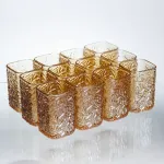 Набір склянок для напоїв Matrix Glass 12 штук по 195 мл коричневий HP-17-44 (HP-17-44)