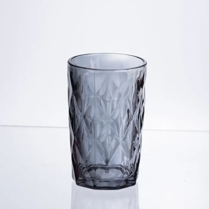 Набір склянок Fractal 6 штук по 300 мл HP-19-270 прозорий стакани для напоїв газованки лимонаду (HP-19-270) - зображення 2