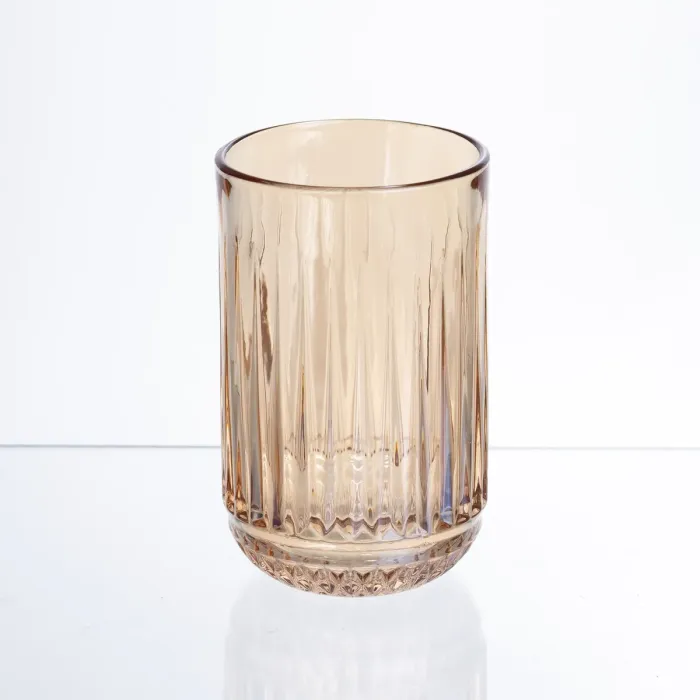 Набір склянок із товстого скла 6 штук по 400 мл бурштиновий HP-19-247 (HP-19-247) - зображення 3