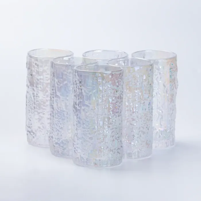 Набір високих склянок 6 штук по 350 (мл) для лимонаду води соку коктейлів (HP1610) - зображення 2