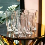 Набір високих склянок 6 штук по 400 (мл) для лимонадів, води, соку коктейлів (HP1605)