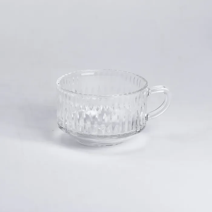 Набір скляних чашок 6 штук по 270 мл (HP-YH-10C2) - зображення 3