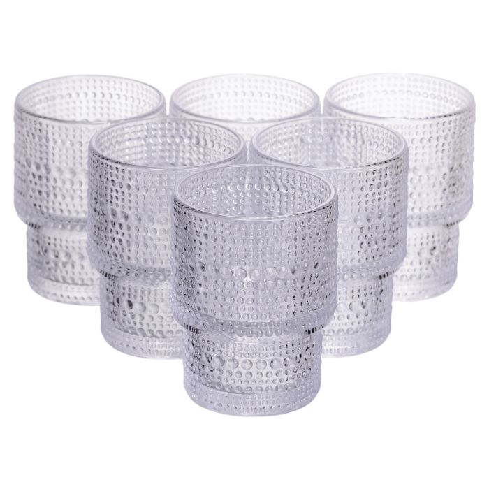 Набір скляних склянок 6 (шт) 200 (мл) для лимонадів, соку, води, коктейлів склянки з товстого скла HP-19-178-1 (HP-19-178-1) - изображение 1