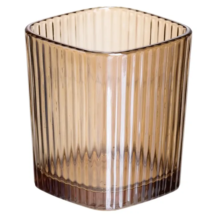 Набір склянок 6 (шт) 250 (мл) для лимонадів, соку, води, коктейлів Коричневий HP-19-AY-5 (HP-19-AY-5) - зображення 2