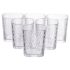 Набір склянок 6 (шт) 250 (мл) для лимонадів, соку, води, коктейлів Прозорий HP-19-AY-1 (HP-19-AY-1)