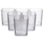 Набір склянок 6 (шт) 250 (мл) для лимонадів, соку, води, коктейлів Прозорий HP-19-AY-2 (HP-19-AY-2)