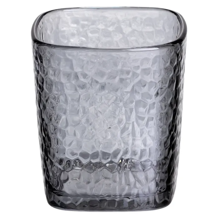 Набір скляних склянок 6 (шт) 250 (мл) для лимонадів, соку, води, коктейлів Сірий HP-19-AY-4 (HP-19-AY-4) - зображення 2