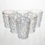 Набір скляних склянок 6 штук 250 мл для лимонадів соку води коктейлів склянки скляні для напоїв HP-19-176 (HP-19-176)