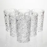 Набір скляних склянок 6 штук 350 мл для лимонадів соку води коктейлів склянки скляні для напоїв HP-19-167 (HP-19-167)