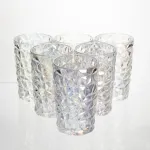 Набір скляних склянок 6 штук 350 мл для лимонадів соку води коктейлів склянки скляні для напоїв HP-19-175 (HP-19-175)