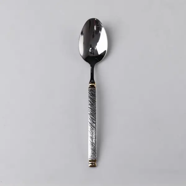 Набір столових ложок 6 штук із нержавіючої сталі 21 см ложки столові прилади класичний дизайн сервірування HP-16978-05 (HP-16978-05) - изображение 5