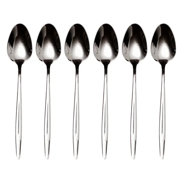 Набір столових ложок 6 штук нержавіючої сталі 21 (см) Срібло HP-8-27 (HP-8-27) - изображение 2