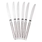 Набір столових ножів 6 (шт)  з нержавіючої сталі 23 (см) Срібло HP-8-37 (HP-8-37)