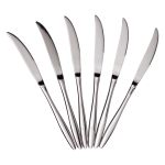 Набір столових ножів 6 штук ножі сервірувальні з нержавіючої сталі 22 (см) Срібло HP-8-31 (HP-8-31)