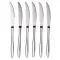 Набір столових ножів 6 штук ножі сервірувальні з нержавіючої сталі 22 (см) Срібло HP-8-31 (HP-8-31)