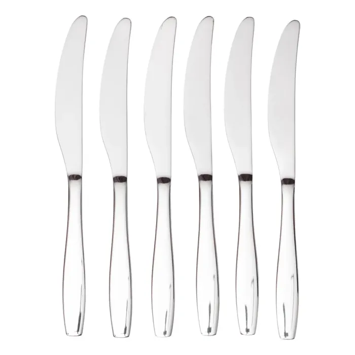 Набір столових ножів 6 штук з нержавіючої сталі 23.5 (см) Срібло HP-8-21 (HP-8-21) - зображення 2