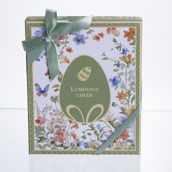 Набір столових приборів Garden Rabbits десертна виделка і ложка срібляста по 2 штуки HP-7323-7 (HP-7323-7) - зображення 4