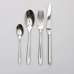 Набір столових приборів на 6 персон 24 предмети столовий набір приборів Сріблястий (HP-20-23)