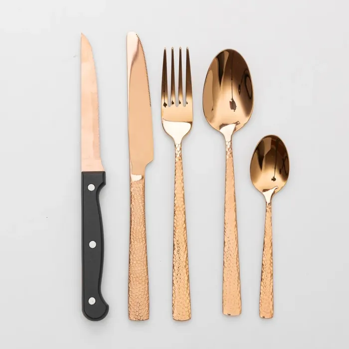 Набір столових приборів у футлярі на 6 персон столовий набір 30 предметів Бронза (HP-20-29) - зображення 1