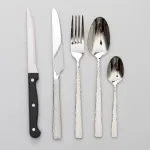 Набір столових приборів у футлярі на 6 осіб столовий набір 30 предметів у футлярі Срібло (HP-20-27)